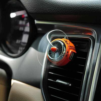 Future Technology Car Air Freshener Cyberpunk Rotating Prope