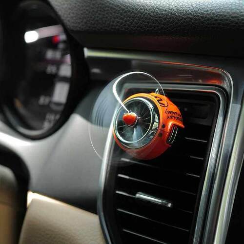 Future Technology Car Air Freshener Cyberpunk Rotating Prope