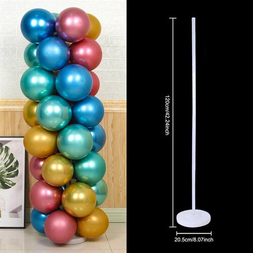 2 Set 120CM Four Pillar Balloon Bracket Balloon Table Float