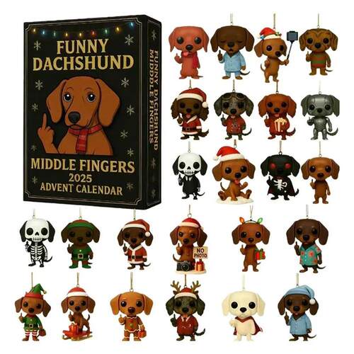 2025 Funny French Bulldog Advent Calendar Hilarious Frenchie