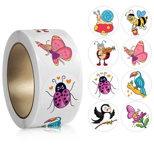 100-500pcs Cartoon Animal ers Teacher Reward ers for Kids, P