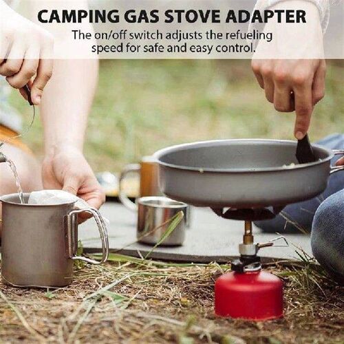 Conversion Adapter Camping Gas Stove Adaptor Valve Canister