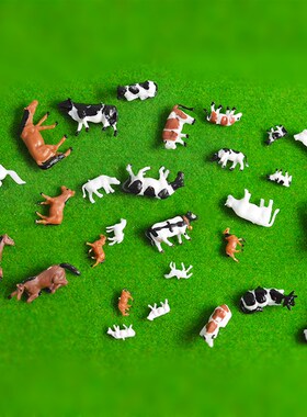 HO 1:87 ama Model Cows Horse Sheep Plastic Animal Toys DIY M