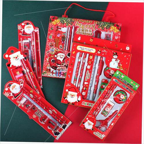 Christmas stationery set Pencil set children's drawing