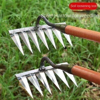Stainless Steel Garden Weeders Grass Rooting Loose Soil