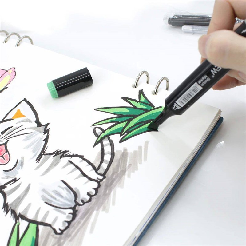 Alcohol Marker Pens 36/60/80 Colors Markers Manga Sketching图片