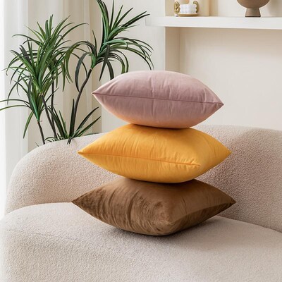 Throw pillow sofa back cushion cover velvet Pillow case