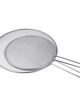 Stainless Steel Splatter Screen Oil Proofing Lid Spill Proo