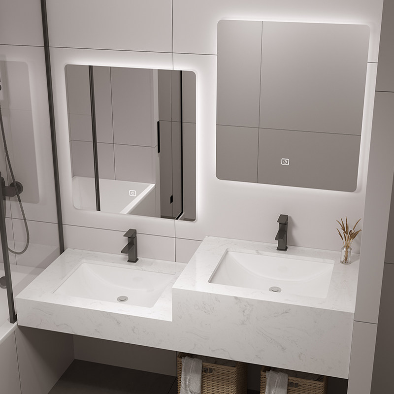 三盆大理石亲子洗漱台卫生间商用高低台浴室台盆洗脸台池装,家装主材,浴室柜组合,淘宝优惠券,粉丝福利购,淘宝优惠卷