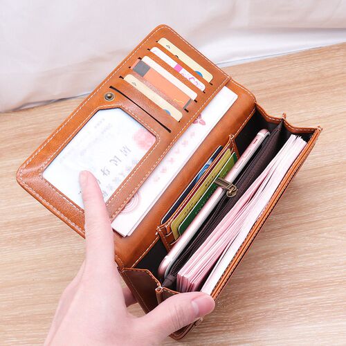 2022 New Womens Wallet portfel damski Money Bag Lady Long L