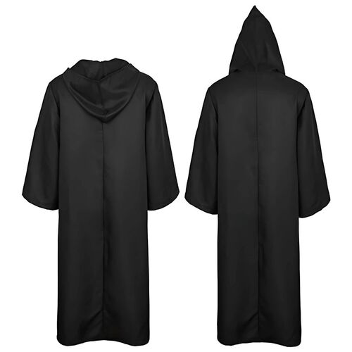 Black Cape Cloak Warrior Cotume for Adult Vampire Cape with
