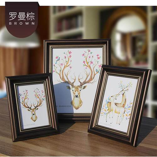 poster , photo , wooden art picture frame, square相框/画框