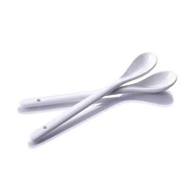 5PC Porcelain Spoons Mini Kitchen Ceramic Tea Coffee Sugar