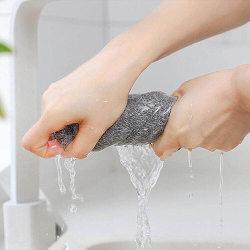 Bamboo fiber cleaning cloth for the kitchen, does not shed l