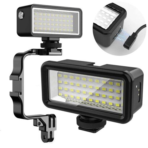 Diving Waterproof LED Flash Lighting 40M Underwater Light  F