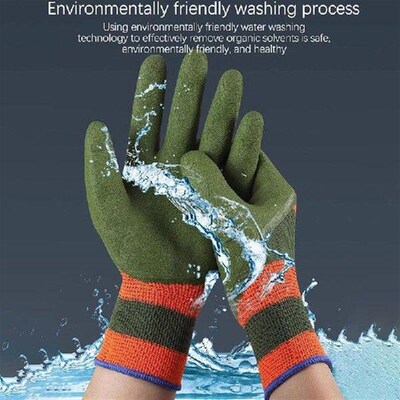 1Pair Tire Rubber Gloves,Wear-resistant Non-slip Work