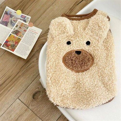 Winter Clothing Plush Teddy Bear Sweater Warmth Pets Cute