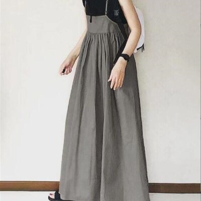 Mori Womens Literary Style Summer New Womens Loose Pleated