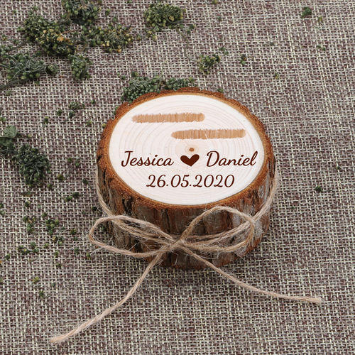 Custom Ring Box Personalized Wedding Valentines Engagement W