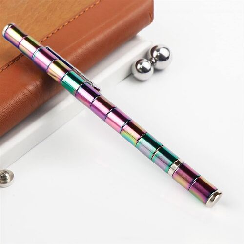 Magnetic Metal Fidget Pen Toys Multifunctional Gift Deformab