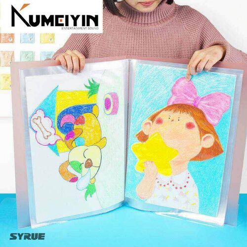 -A3 A4 Art ColleCting Album File Folder PAPer Poster Album-