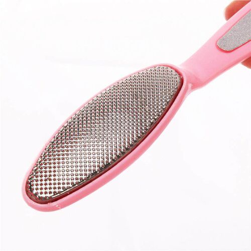 Dual-Head Foot File, Stainless Steel Callus Remover, Foot Sc
