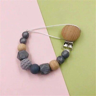Soother Holder Food-grade Silicone Pacifier Clips Chains