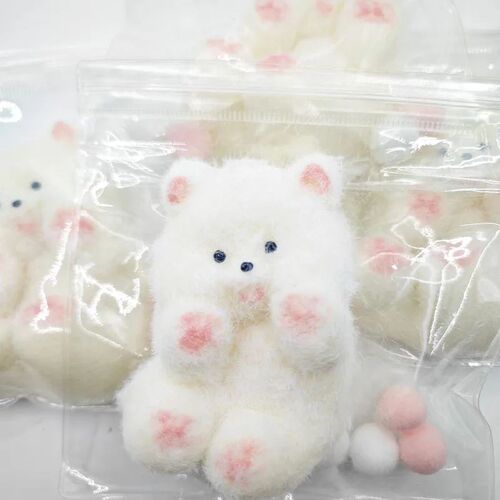 Mochi Taba Squishy  Cute Handmade Silicone Plush Funny Curly