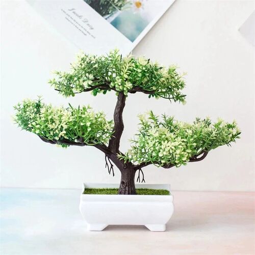 Artificial Plants Bonsai Small Tree Pot Fake Plant Flowers P