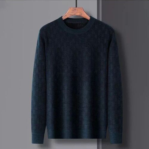 2023 New Mens Thickened Sweater Knitted Sweaters Men Three-