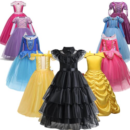 Girls Princess Dress for Kids Halloween Cosplay Costume Chil