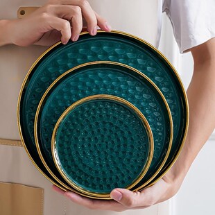 10 "Phnom Penh Cold Plate Ceramic Western Dessert Flat