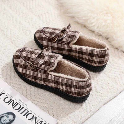 2024 Velvet Warm Cotton Shoes, Comfortable Non-slip Women&#x