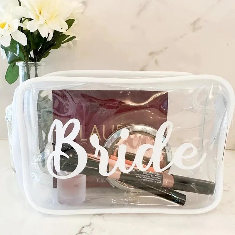 Bride Hangover Survival Kit makeup bag Bachelorette hen Part - 实物图
