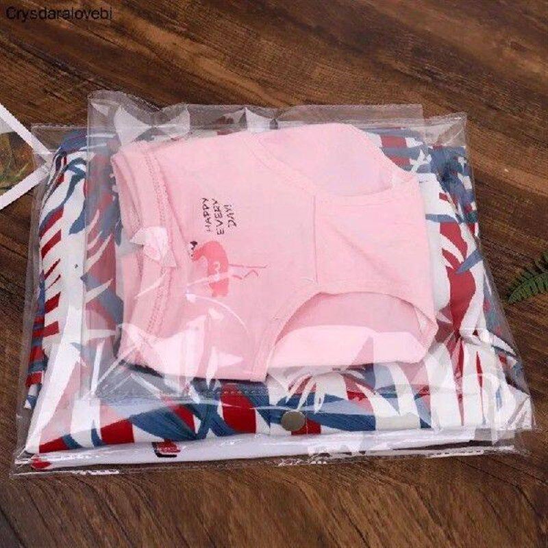 200pcs/lot Large Clear Resealable Cellophane Bags - 实物图