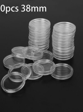 100/200Pc 18/21/22/24/25/26/38mm Transparent Round Coin Caps