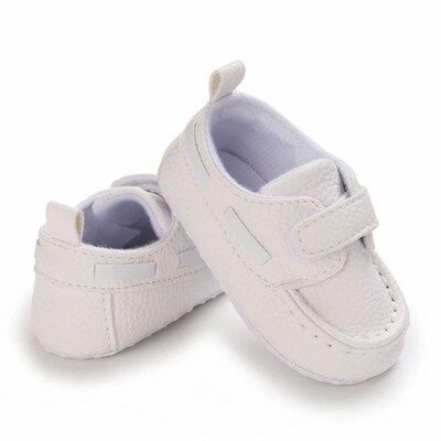 Newborn Baby Prewalker Girls Boys Casual Shoes Leather Non-S