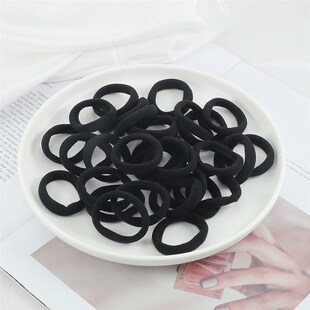 Basic Elastic Hair 100Pcs Scrunchie Women Bands Ponyta Set