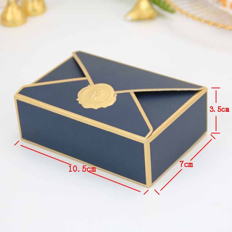 5/20/50/100pcs Gift Box Packaging Envelope Shape Wedding Gif