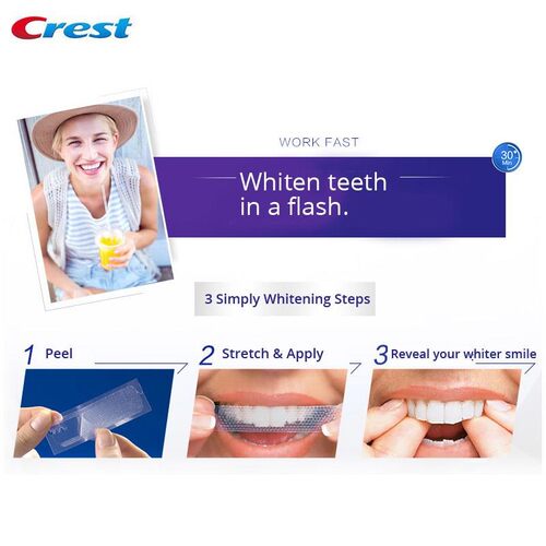 Crest 3D White Whitestrips Tooth Whitening Kit Oral Hygiene