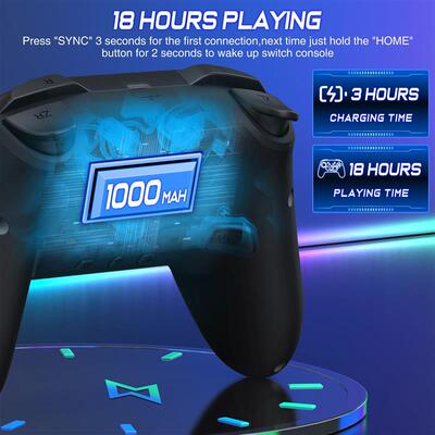 Wireless Switch Pro Controller with Joystick Double Vibratio