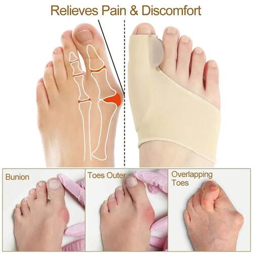 2Pcs Bunion Corrector for Women Men, Bunion Socks Toe Correc