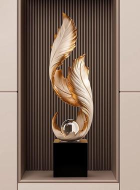 新中式入户玄关壁龛风生水起酒柜装饰品摆件客厅电视柜旁乔迁礼物