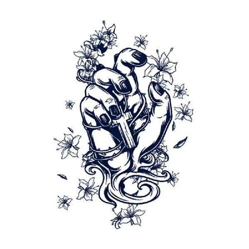 2/3/4PCS Semi Permanent Tattoo Sticker Fashionable And Bold
