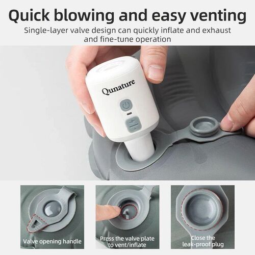 Qunature Inflatable Pillow Travel Pillow Outdoor Lightweight