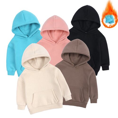 Children Clothing 2023 New Autumn And Winter Boys Plush Hood