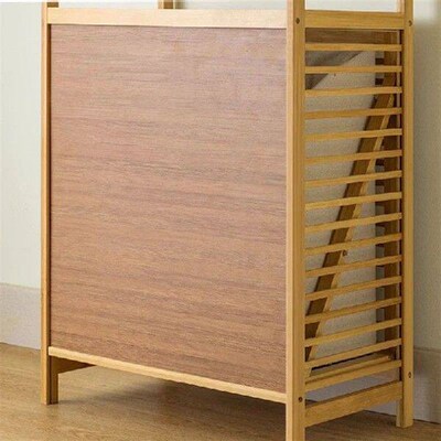 Laundry Hamper with 3-Tier Shelves Tilt Out Basket Laundry