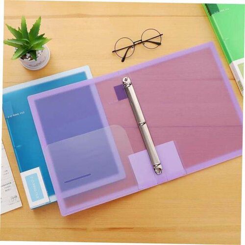punched folder A4 paper 3 hole binder ring file活页文件夹