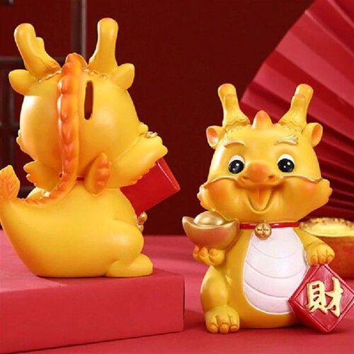 2024 Dragon Decorative Coins Holder Desktop Keys Holder