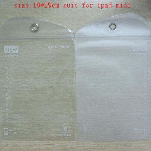 18*29CM Waterproof Plastic Poly Retail Package Zipper PVC P